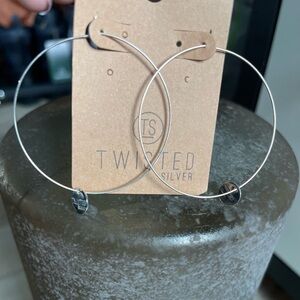 Hoop Earrings - by Twisted Silver